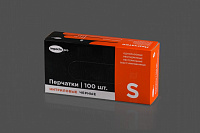 Перчатки нитрил ImpactoPro б/талька черные р-р S (100 шт.)