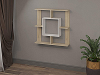 Полка Эра №1 (Дуб сонома/Белый текстурный)