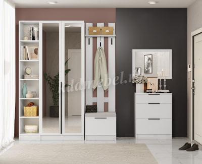Прихожая Мадрид ЦС-2 0,8 (Белый)