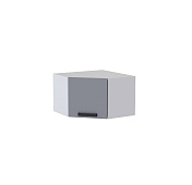Шкаф верхний угловой УВ 360 кухня Бомбей (Белый/Сандал Серый)