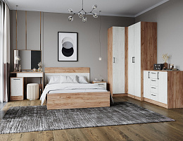 Вегас Текс (Дуб крафт табачный/Дуб крафт белый)