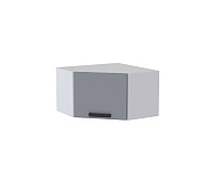 Шкаф верхний угловой УВ-2 360 кухня Григгс (Белый/Камень светлый)