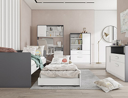 Кэнди (Графит/Белый)